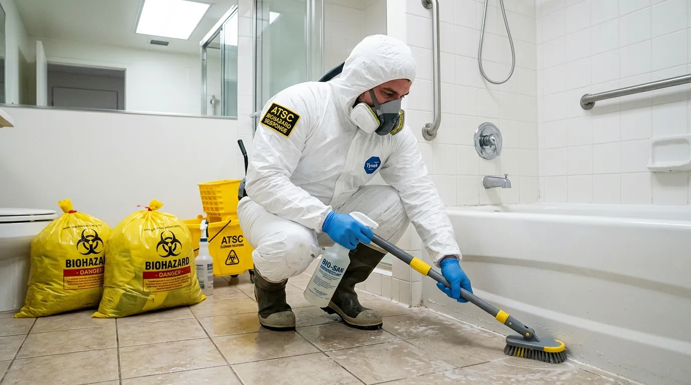 Decontamination equipment deployed for Blood Cleanup in Indian Trail